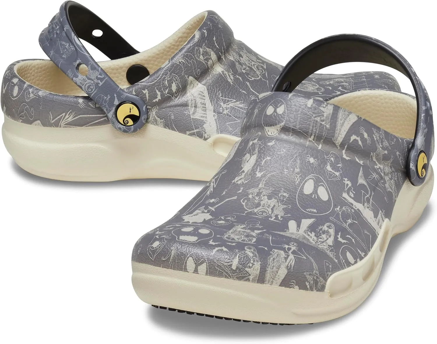 Crocs Unisex-Adult Bistro Graphic Clogs, Slip Resistant Work Shoes