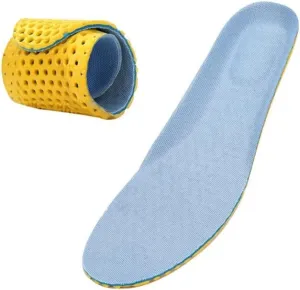 CSCDD Memory Foam Insoles for Shoes Sole Mesh Deodorant Breathable Cushion Running Insoles for Feet Man Women Orthopedic Insoles(E,37-38)