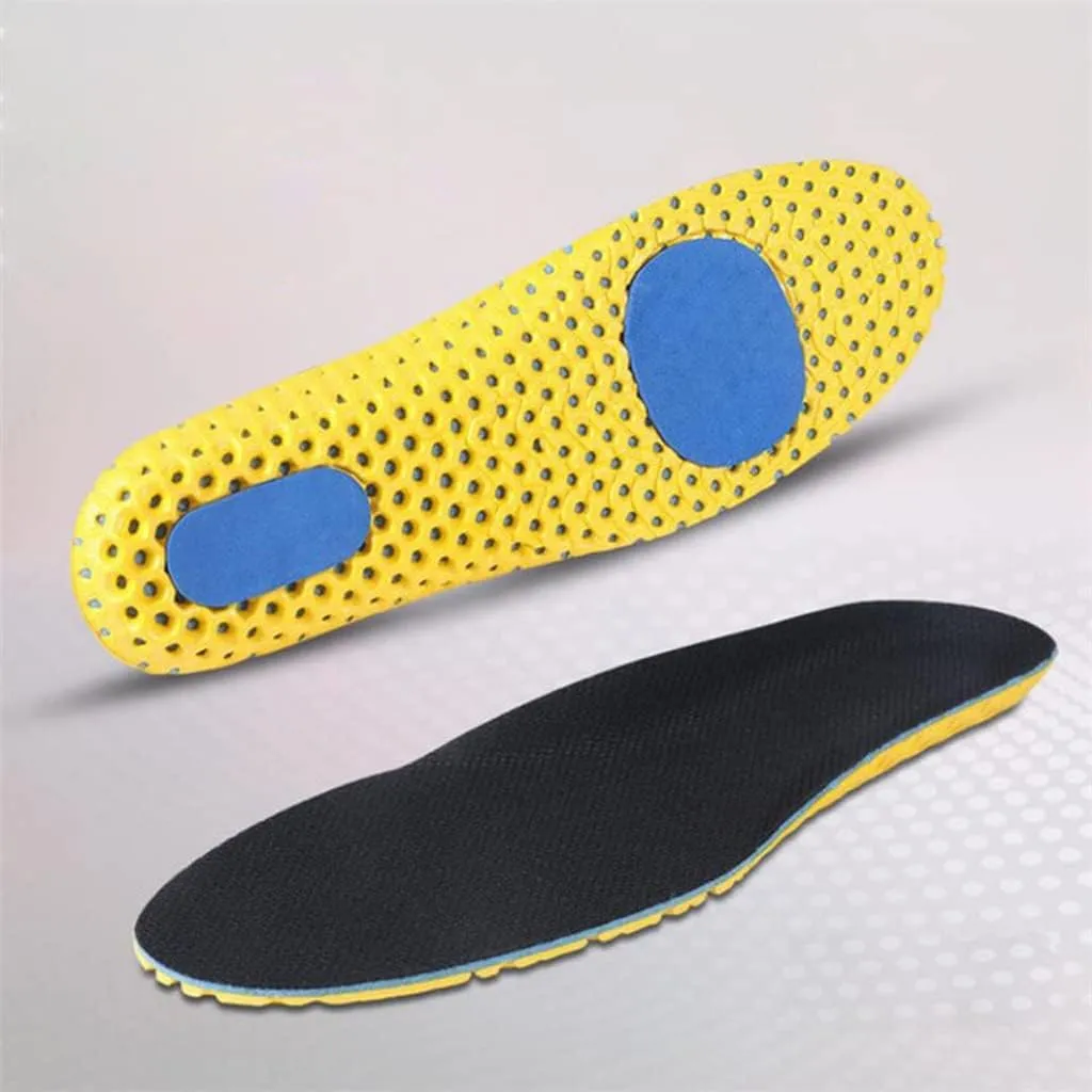 CSCDD Memory Foam Insoles for Shoes Sole Mesh Deodorant Breathable Cushion Running Insoles for Feet Man Women Orthopedic Insoles(E,37-38)