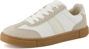CUSHIONAIRE Women's Balance Lace Up Sneaker  Comfort Foam, Wide Widths Available