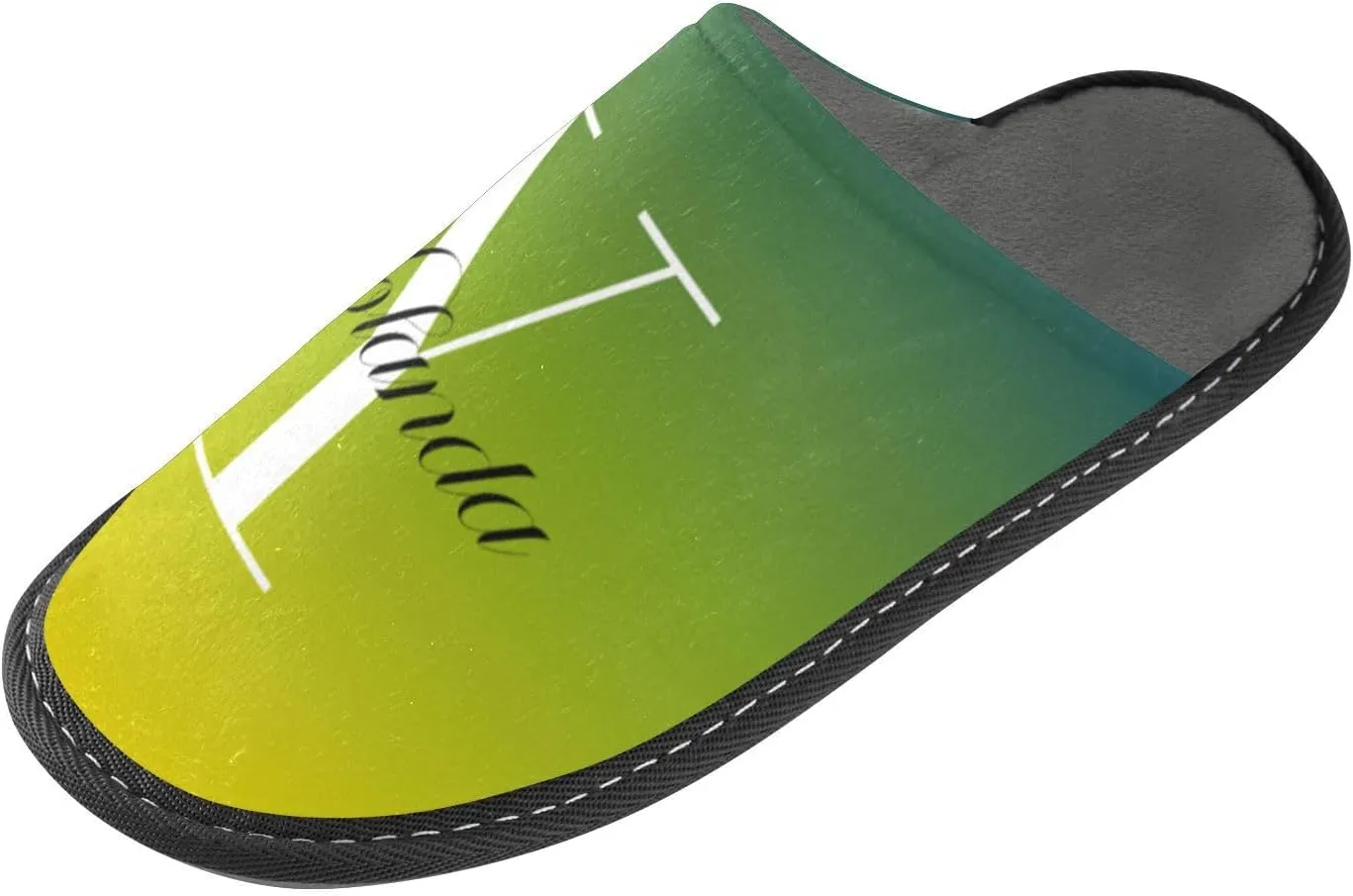 Custom House Slippers for Women Men Non-Slip Personalized Guest Slippers Spa Slippers