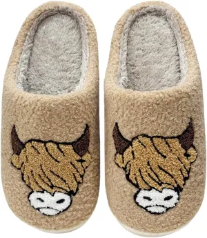 Cute Animal Slippers for Women Man Cartoon Animal Slippers for Woman Fuzzy Memory Foam Winter Warm Fluffy Shoes