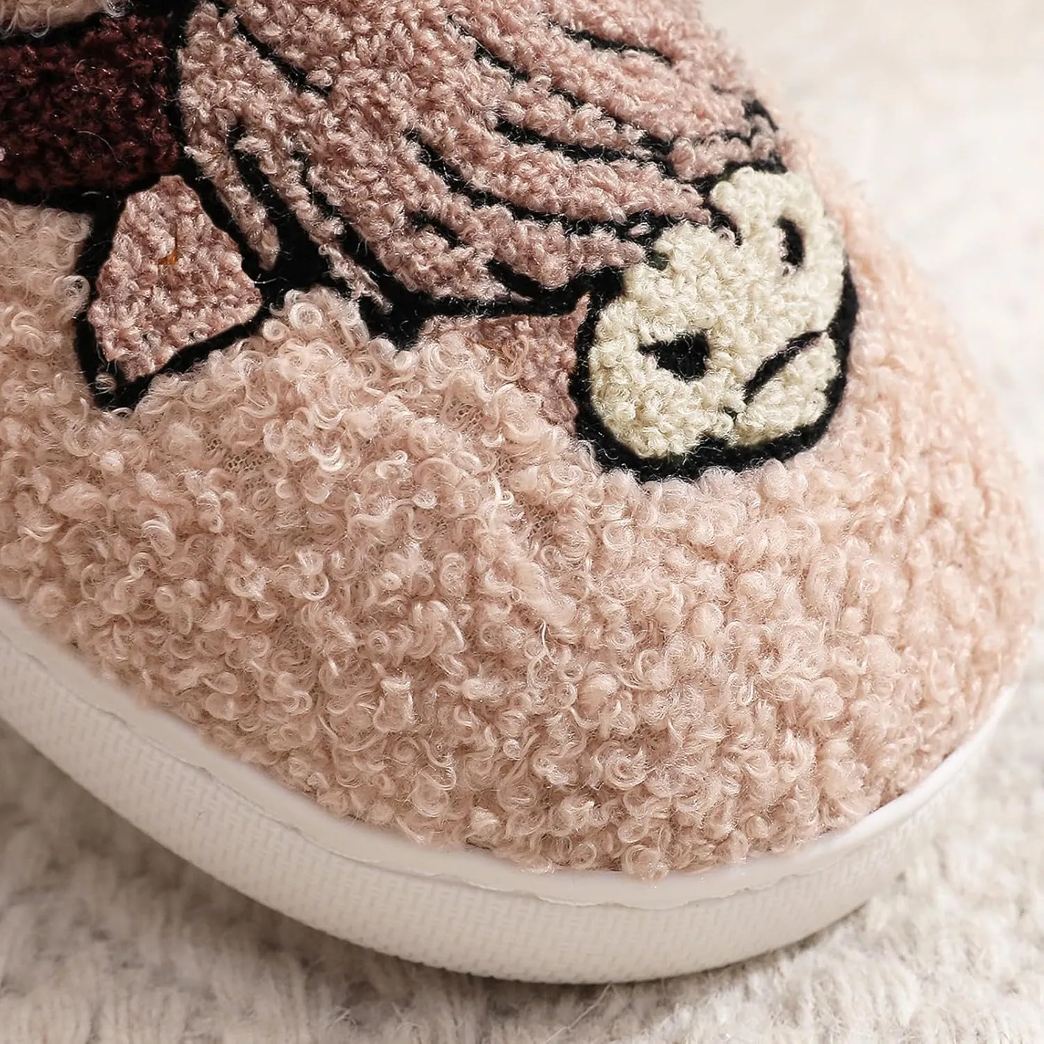 Cute Animal Slippers for Women Man Cartoon Animal Slippers for Woman Fuzzy Memory Foam Winter Warm Fluffy Shoes