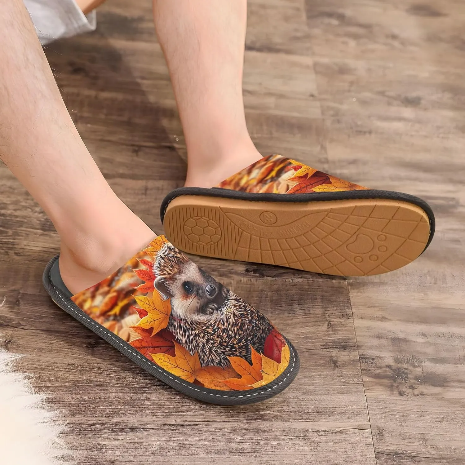 Cute Fuzzy Slippers Mens Houseshoes Women's Indoor Outdoor Slippers Home Slippers for Men