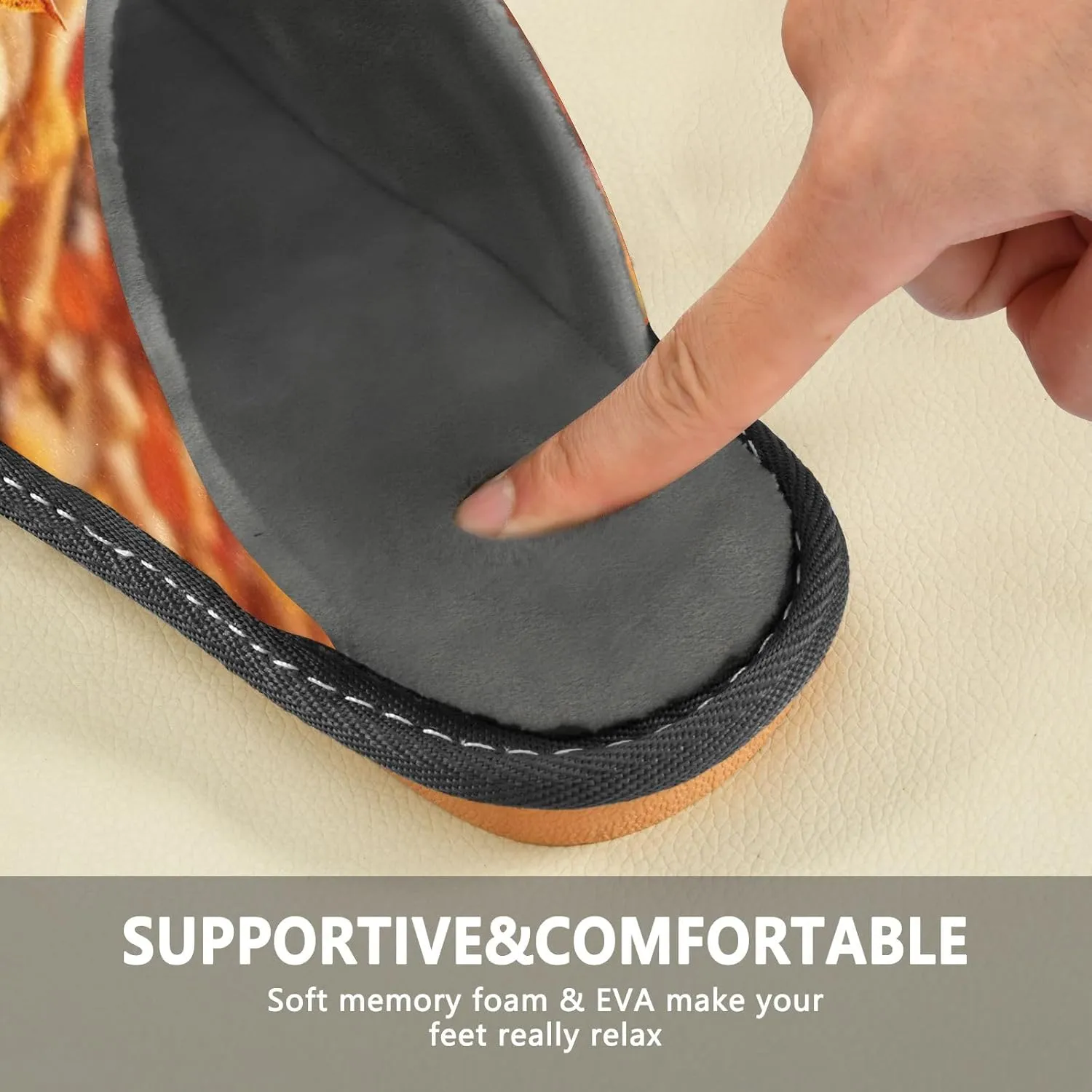 Cute Fuzzy Slippers Mens Houseshoes Women's Indoor Outdoor Slippers Home Slippers for Men