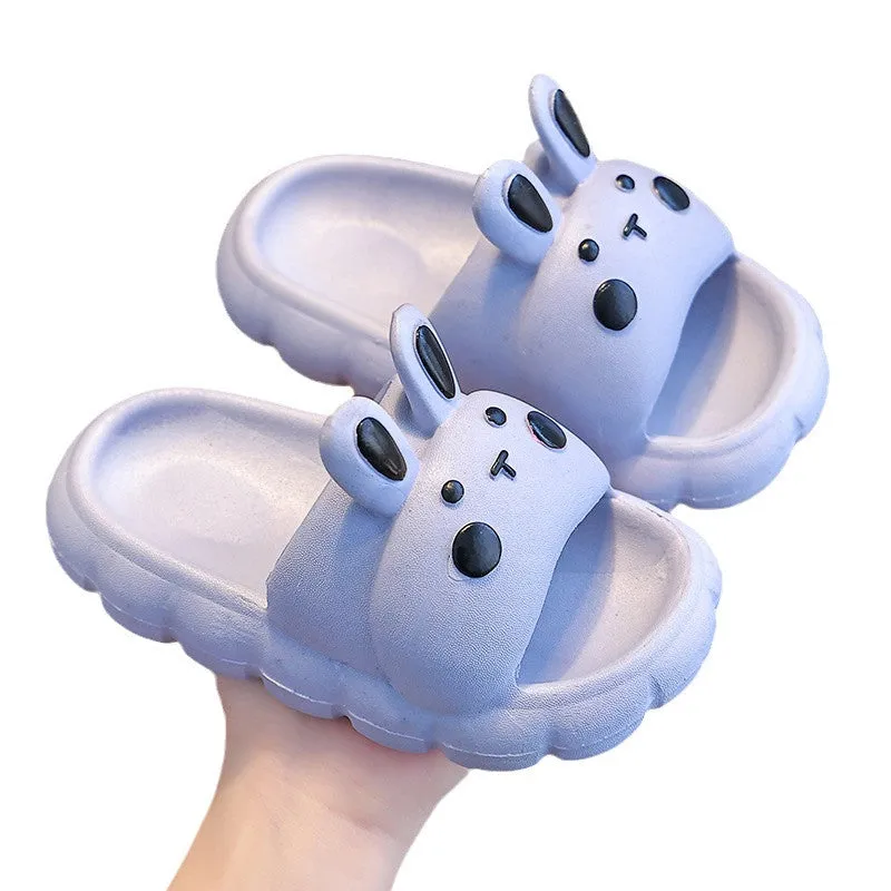 Cute Rabbit Girls’ Slippers – Summer Non-Slip Style