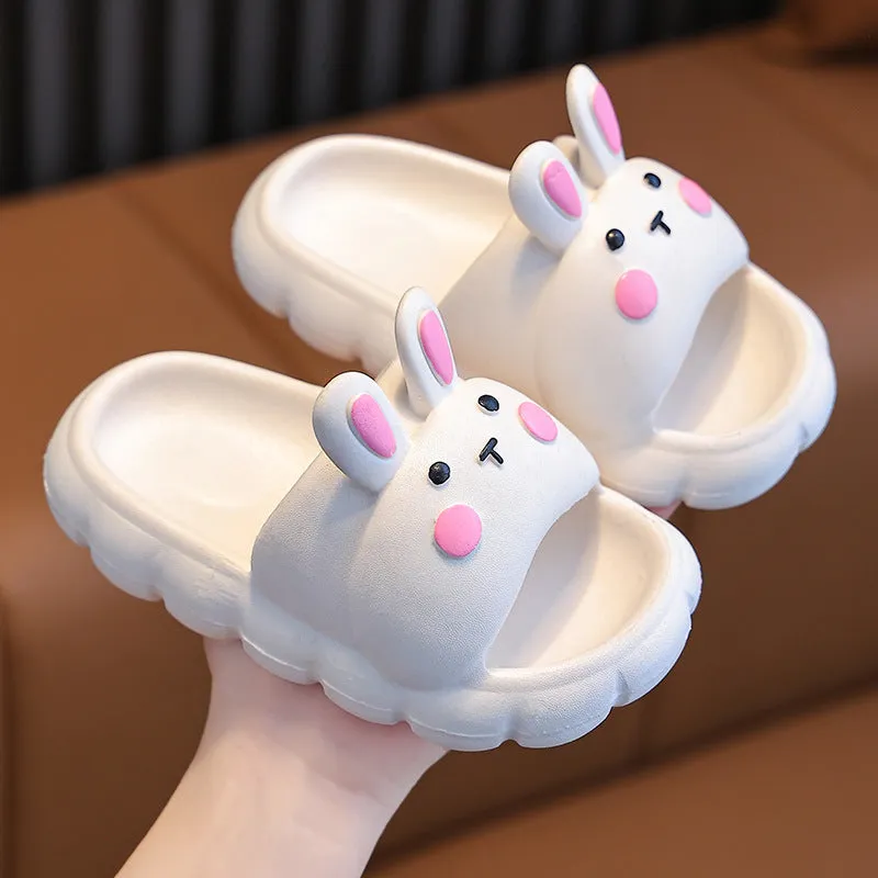 Cute Rabbit Girls’ Slippers – Summer Non-Slip Style