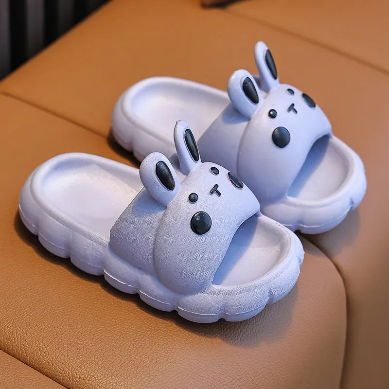 Cute Rabbit Girls’ Slippers – Summer Non-Slip Style
