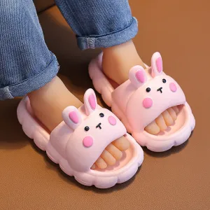 Cute Rabbit Girls’ Slippers – Summer Non-Slip Style