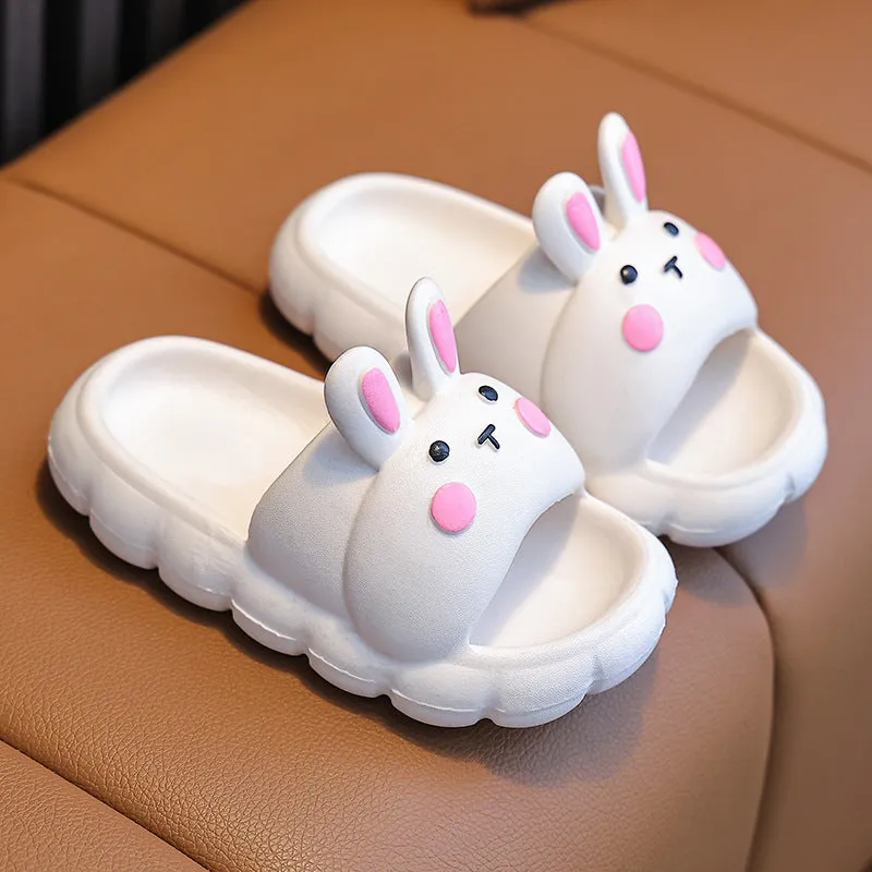Cute Rabbit Girls’ Slippers – Summer Non-Slip Style