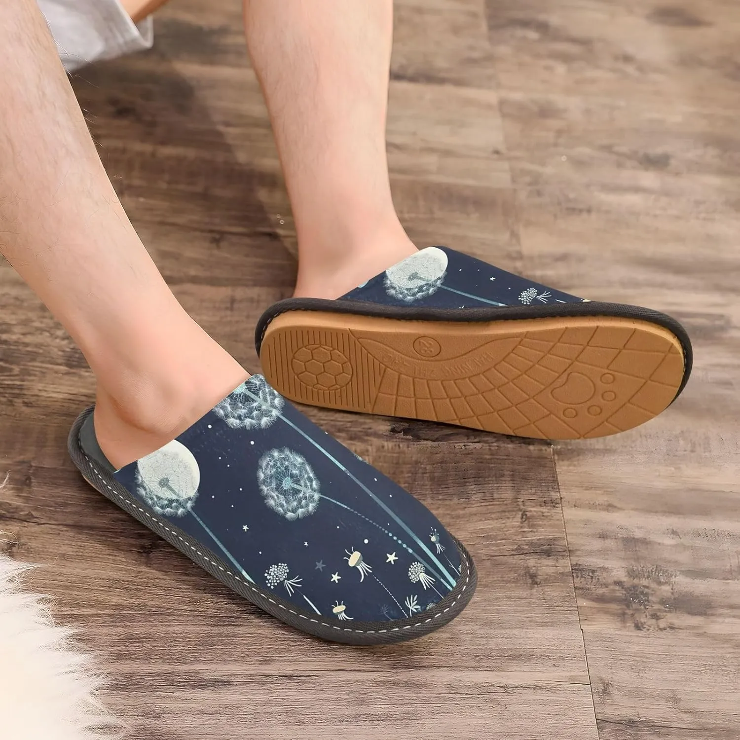 Cute Slippers for Home House Shoes for Men Indoor Washable Slippers for Women Soft Slippers for Men