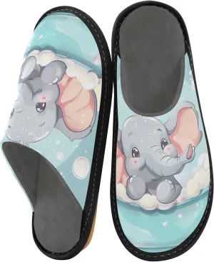 Cute Slippers for Home House Shoes for Men Indoor Washable Slippers for Women Soft Slippers for Men