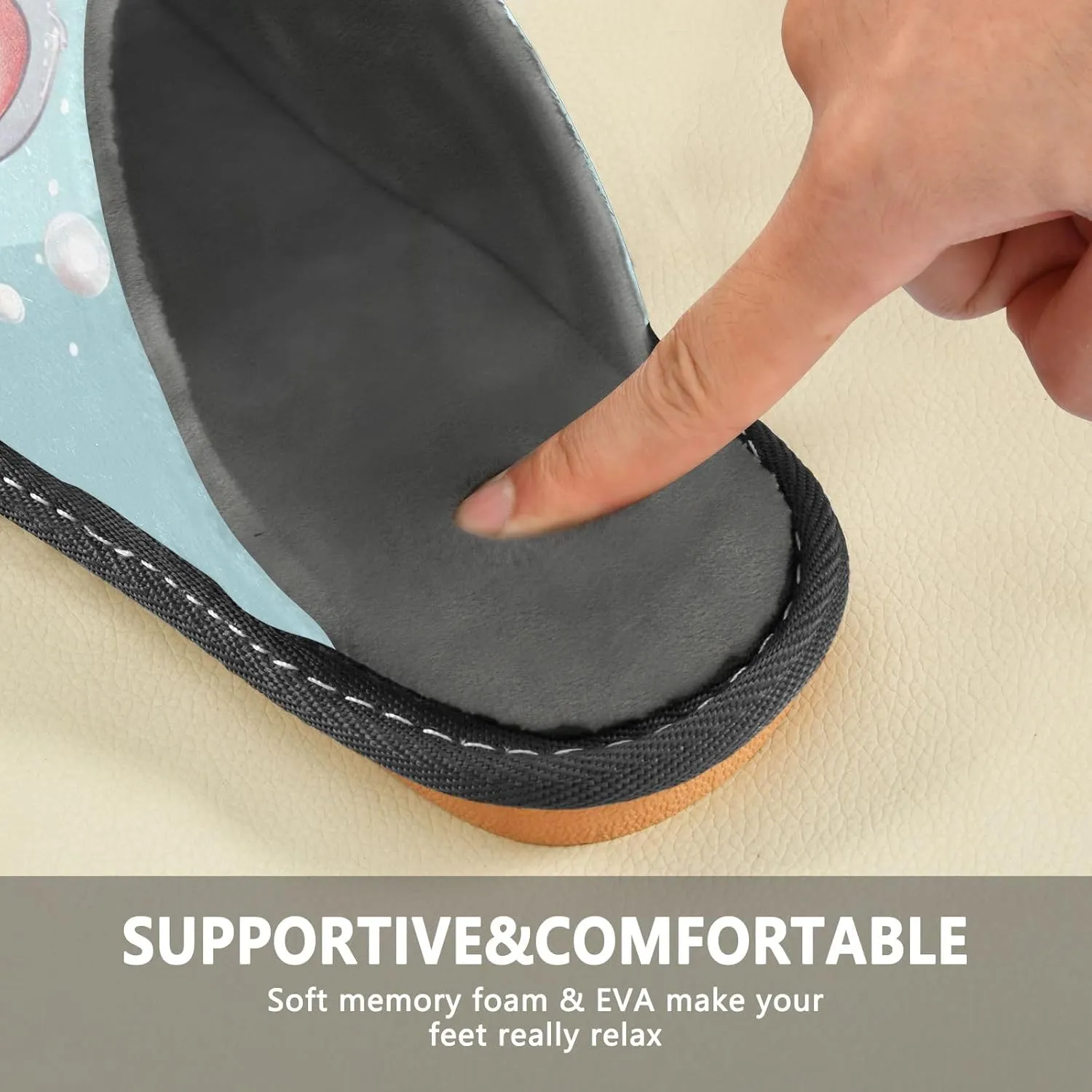 Cute Slippers for Home House Shoes for Men Indoor Washable Slippers for Women Soft Slippers for Men
