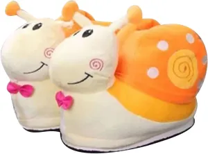 Cute Snail-Shaped Slippers - Warm Cartoon Cotton Slippers for Soft Winter Warmth