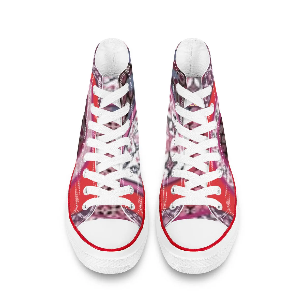 D70 High Top Canvas Shoes - White