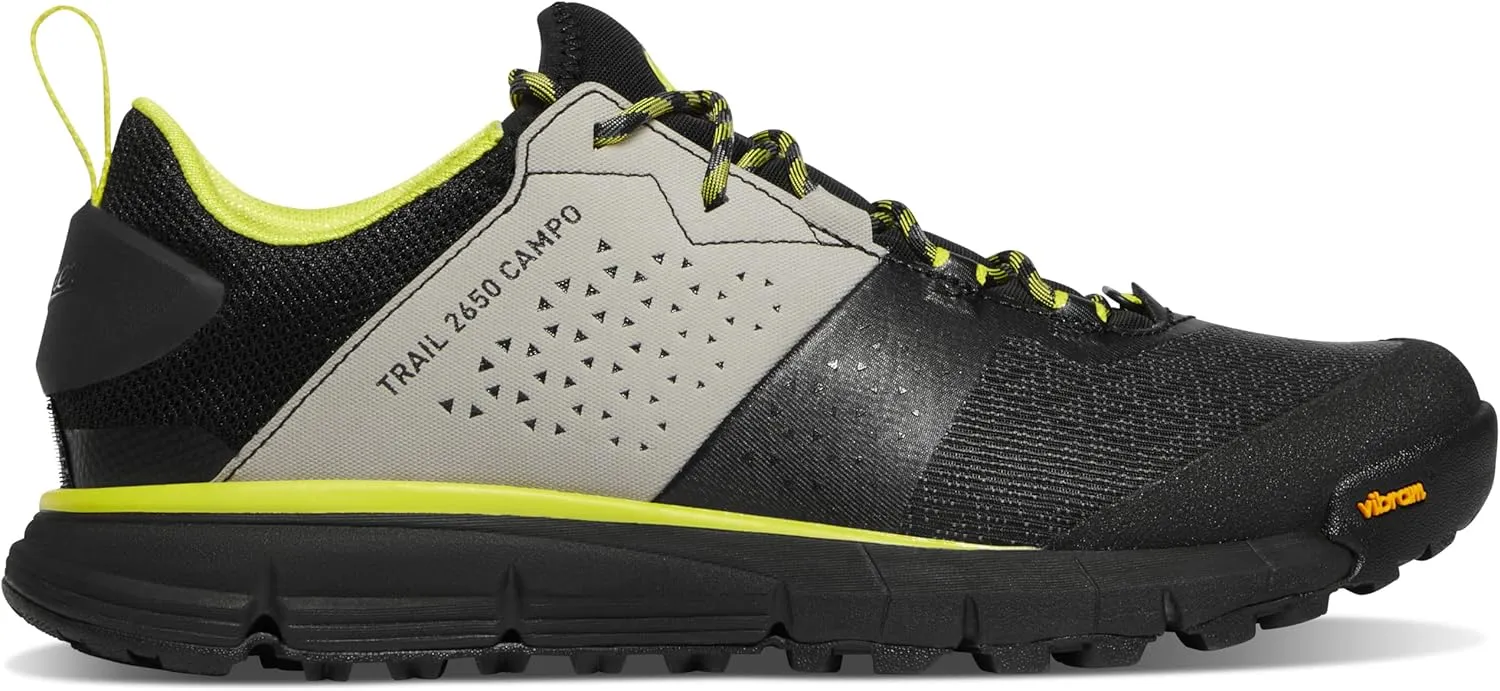 Danner Trail 2650 Campo 3" Hiking Shoes for Men - Leather and Textile Upper with Mesh Lining, Comfort Footbed, PlyoGo Midsole, and Traction Outsole