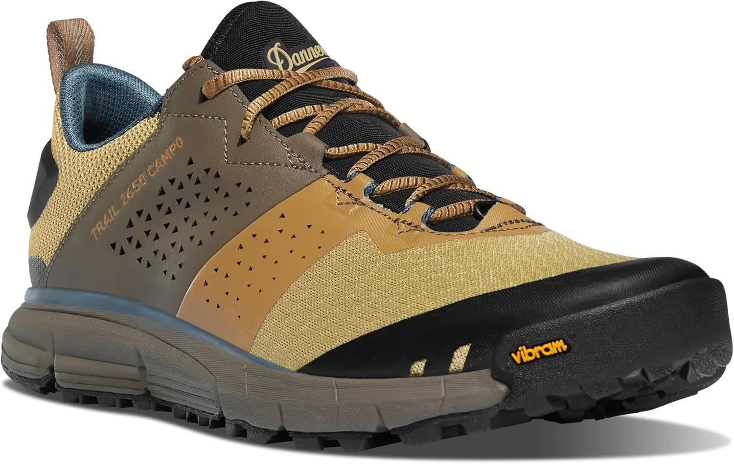 Danner Trail 2650 Campo 3" Hiking Shoes for Men - Leather and Textile Upper with Mesh Lining, Comfort Footbed, PlyoGo Midsole, and Traction Outsole