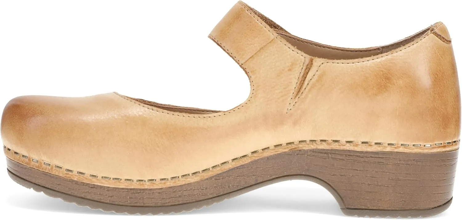 Dansko Beatrice Mary Jane Clog for Women - Memory Foam and Arch Support for All -Day Comfort and Support - Lightweight EVA Outsole for Long-Lasting Wear