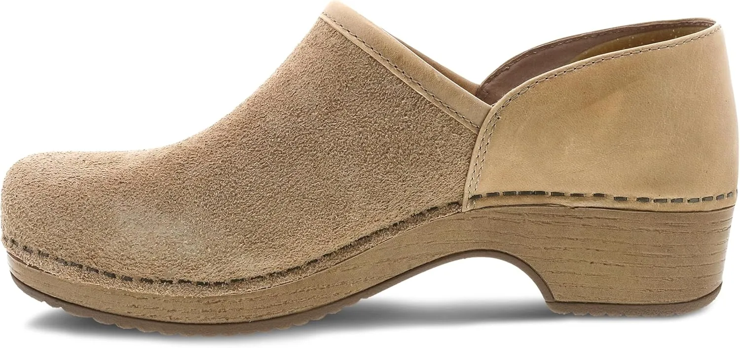Dansko Brenna Slip On Clogs for Women – Memory Foam and Arch Support for All -Day Comfort and Support – Lightweight EVA Oustole for Long-Lasting Wear