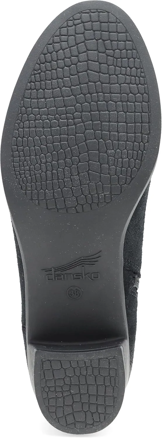 Dansko Carmella Ankle Bootie for Women - Premium Leather and Rubber Outsole for Long-Lasting Wear Natural Arch and Memory Foam Footbed for Added Support