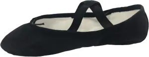 Danzcue Adult Split Sole Canvas Ballet Slipper