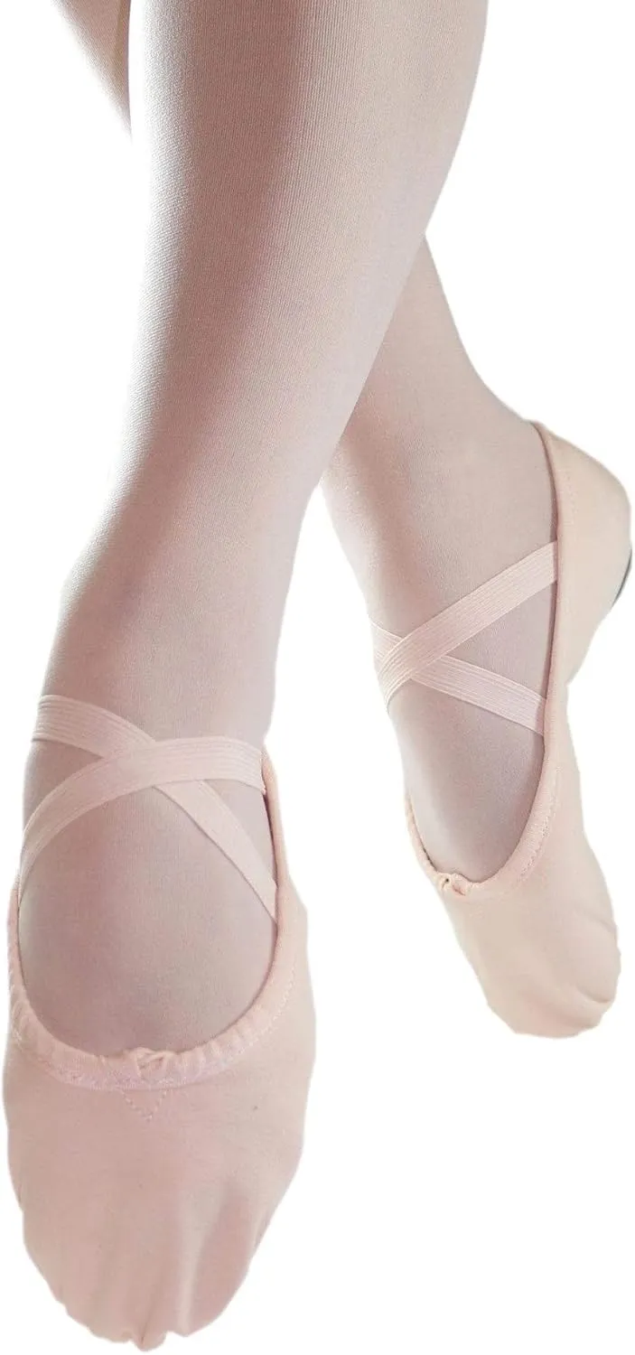 Danzcue Adult Split Sole Canvas Ballet Slipper