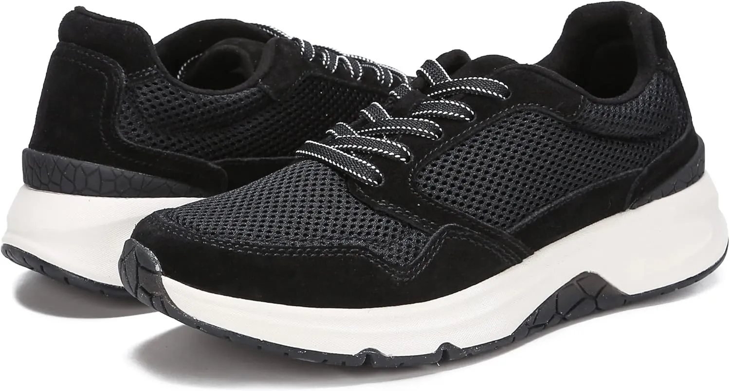 DASENGYE Non Slip Womens Fashion Sneakers Comfortable Lace Up & Mesh Walking Shoes Women