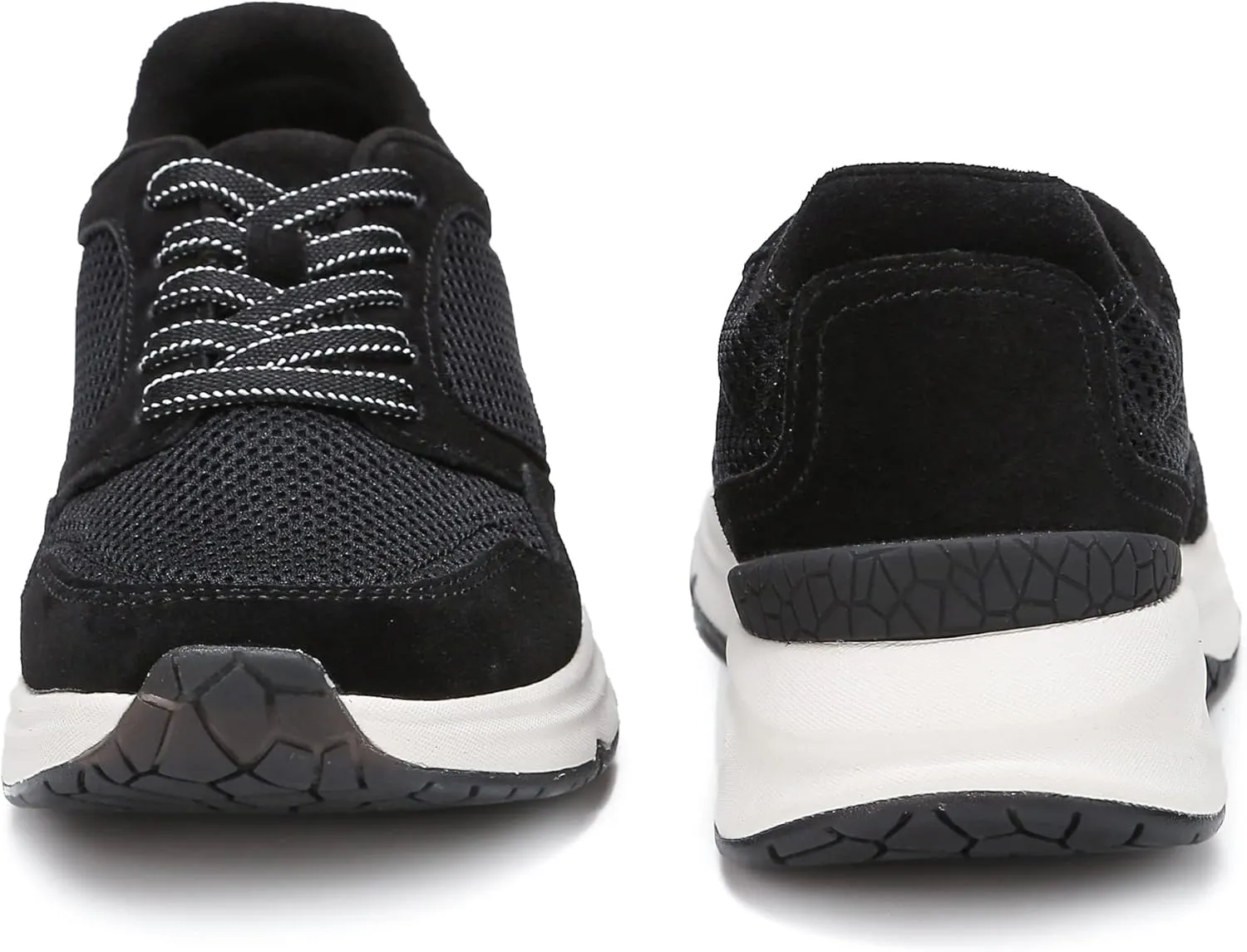 DASENGYE Non Slip Womens Fashion Sneakers Comfortable Lace Up & Mesh Walking Shoes Women