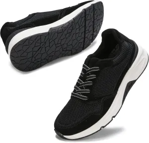 DASENGYE Non Slip Womens Fashion Sneakers Comfortable Lace Up & Mesh Walking Shoes Women