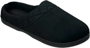 Dearfoams Womens Quilted Memory Foam Clog Slippers
