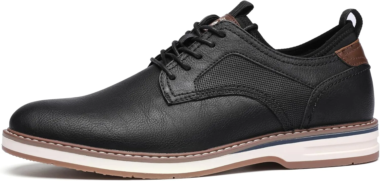 DECARSDZ Mens Dress Shoes Casual Oxford Shoes Business Formal Shoes Use for Business Social Gatherings Wedding Travel