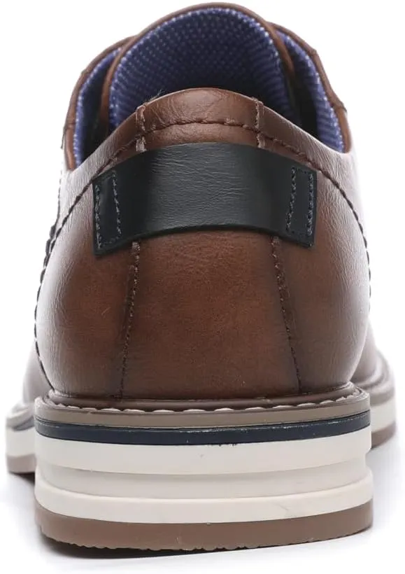 DECARSDZ Mens Dress Shoes Casual Oxford Shoes Business Formal Shoes Use for Business Social Gatherings Wedding Travel