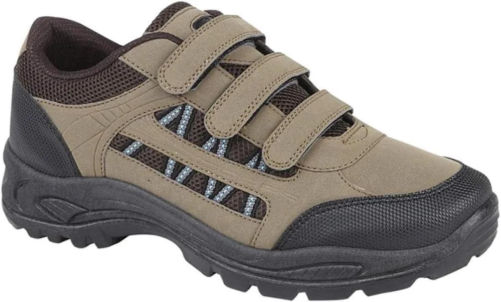 Dek Boys Ascend Triple Touch Fastening Trek Hiking Trail Shoes
