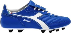 Diadora Brasil Italy OG GR LT  MDPU Men's Firm Ground Soccer Shoes - Premium Leather, Water Resistant, Made in Italy