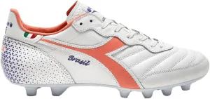 Diadora Brasil Italy OG GR LT  MDPU Men's Firm Ground Soccer Shoes - Premium Leather, Water Resistant, Made in Italy