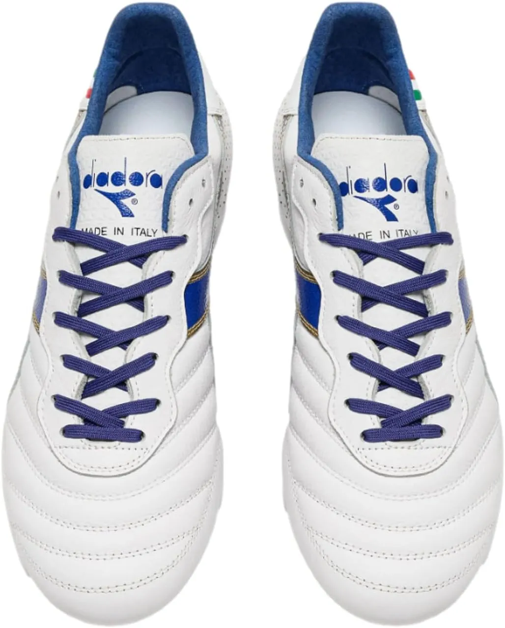 Diadora Brasil Italy OG GR LT  MDPU Men's Firm Ground Soccer Shoes - Premium Leather, Water Resistant, Made in Italy