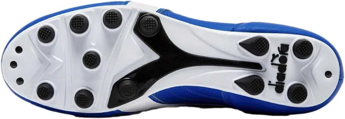 Diadora Brasil Italy OG GR LT  MDPU Men's Firm Ground Soccer Shoes - Premium Leather, Water Resistant, Made in Italy