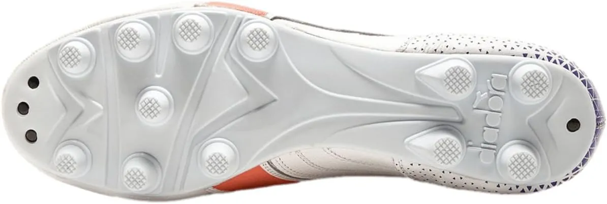 Diadora Brasil Italy OG GR LT  MDPU Men's Firm Ground Soccer Shoes - Premium Leather, Water Resistant, Made in Italy