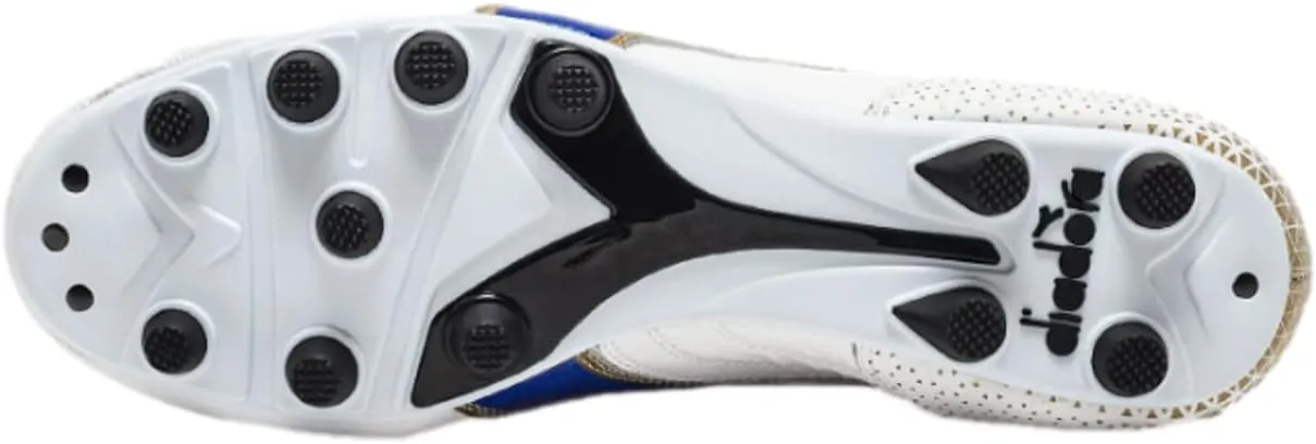 Diadora Brasil Italy OG GR LT  MDPU Men's Firm Ground Soccer Shoes - Premium Leather, Water Resistant, Made in Italy