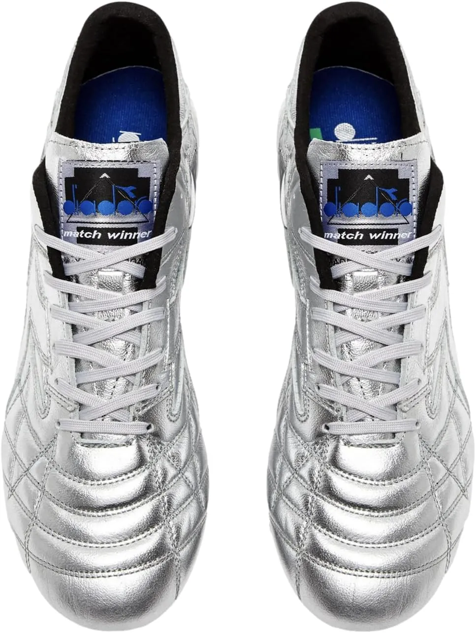 Diadora Brasil Italy OG GR LT  MDPU Men's Firm Ground Soccer Shoes - Premium Leather, Water Resistant, Made in Italy