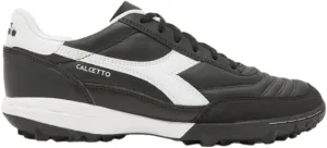 Diadora Calcetto LT Turf Soccer Shoes - Full Grain Leather, Enhanced Cushioning, Anti-Wear Rubber, Synthetic Turf, Optimal Traction and Stability
