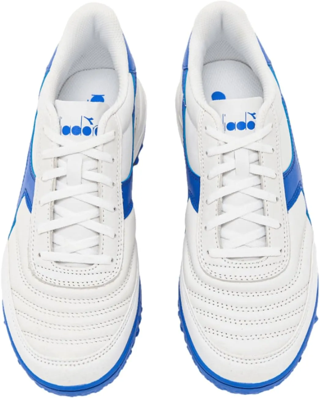 Diadora Calcetto LT Turf Soccer Shoes - Full Grain Leather, Enhanced Cushioning, Anti-Wear Rubber, Synthetic Turf, Optimal Traction and Stability