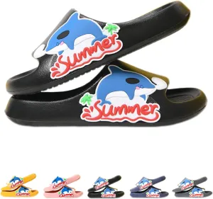 Dolphin Slippers Bathroom Slippers Female Summer Cute Cartoon Indoor Home Soft Bottom Ocean Male Couple New Slippers
