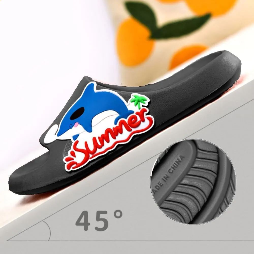 Dolphin Slippers Bathroom Slippers Female Summer Cute Cartoon Indoor Home Soft Bottom Ocean Male Couple New Slippers