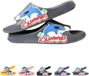 Dolphin Slippers Bathroom Slippers Female Summer Cute Cartoon Indoor Home Soft Bottom Ocean Male Couple New Slippers