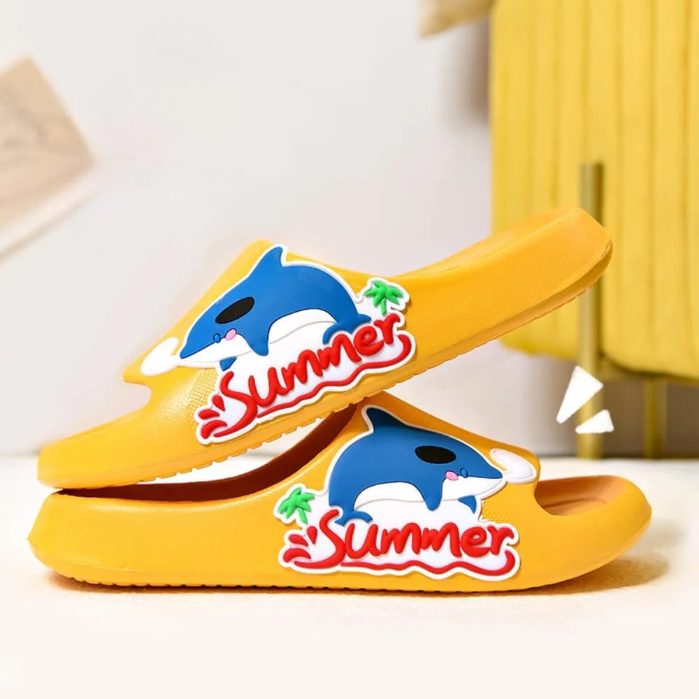 Dolphin Slippers Bathroom Slippers Female Summer Cute Cartoon Indoor Home Soft Bottom Ocean Male Couple New Slippers