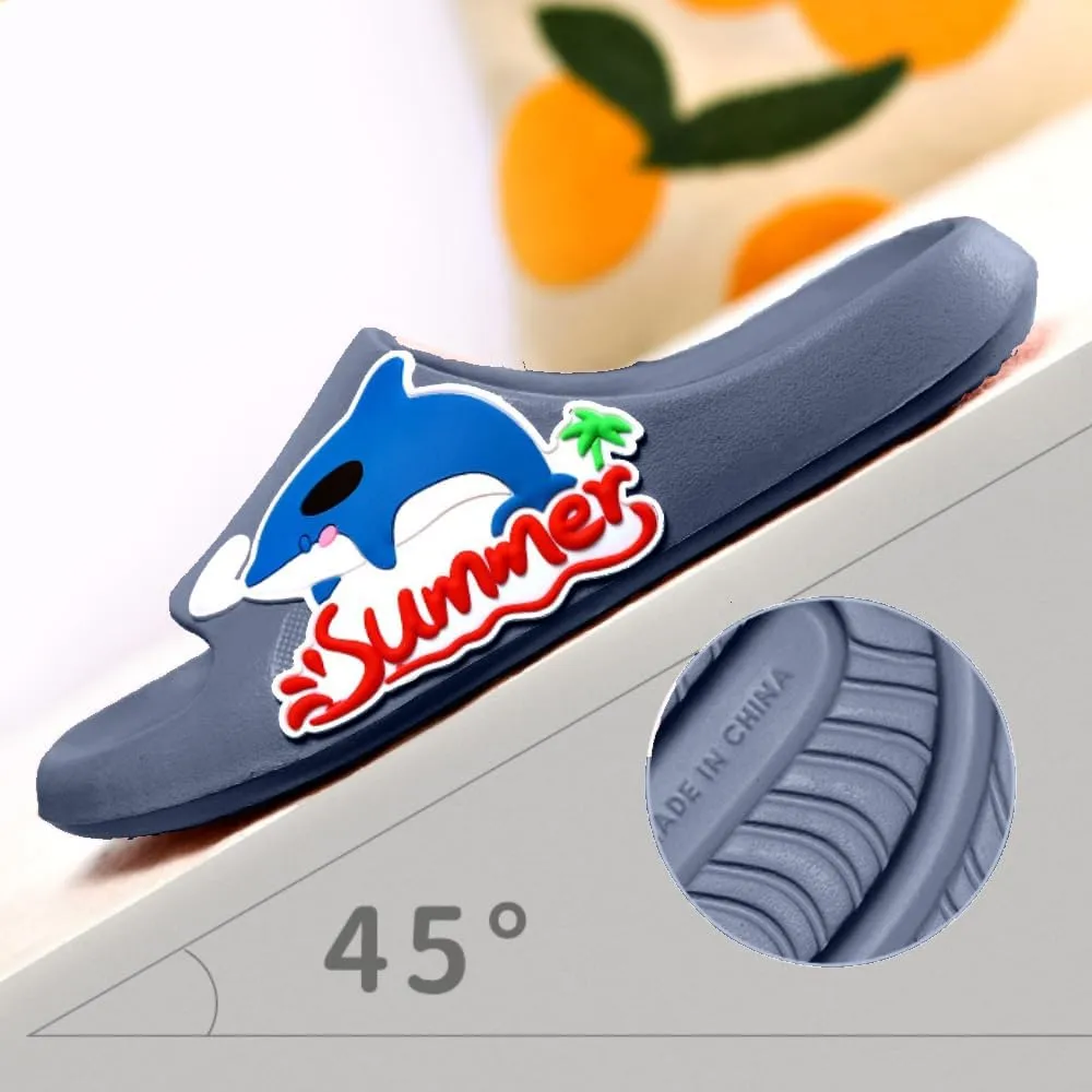 Dolphin Slippers Bathroom Slippers Female Summer Cute Cartoon Indoor Home Soft Bottom Ocean Male Couple New Slippers