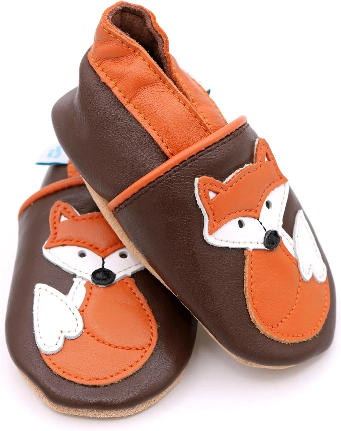 Dotty Fish Girls Infant and Toddler Shoes – Barefoot-Friendly, Non-Slip Suede Sole, Podiatrist Recommended, Breathable Baby-Safe Leather, British Brand – Fits 0–4 Years