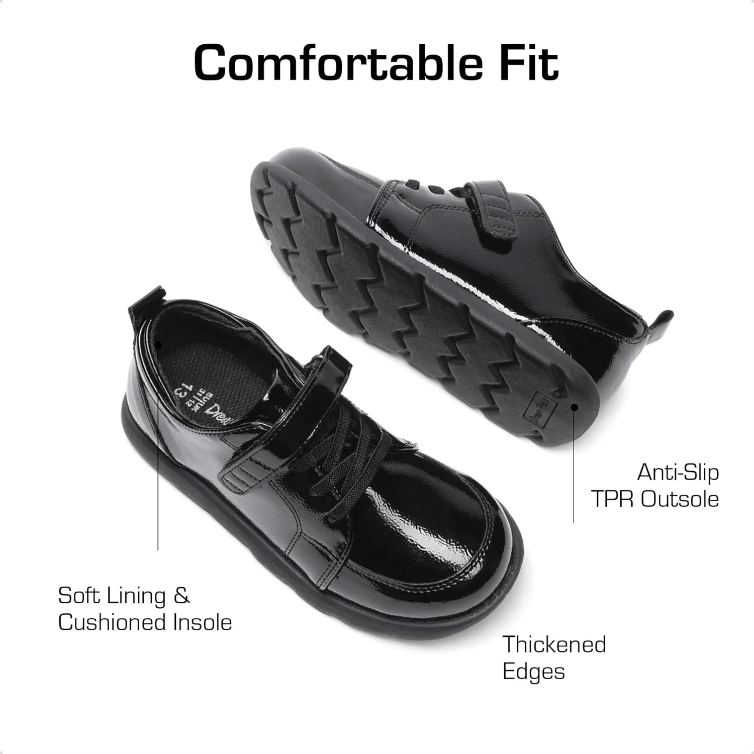 DREAM PAIRS Boys Dress Shoes Sneaker Casual Oxfords Formal School Uniform Shoes for Toddler Little Kid
