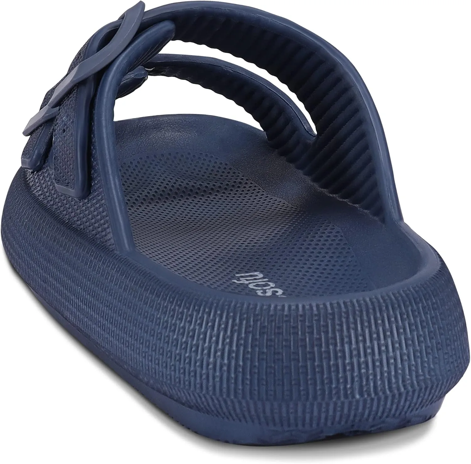 Dresofu Men's and Women's Pillow Slippers-Double Buckle Adjustable-Non-slip Thick-soled Slippers-cloud slippers-EVA Slippers